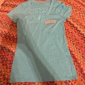 Blue V-Neck T-Shirt